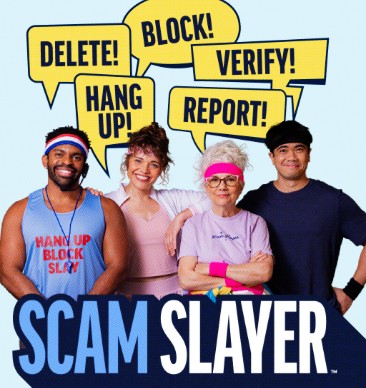 Group of four people in gym clothes