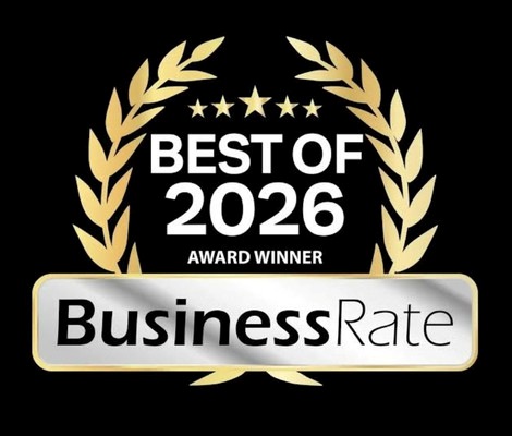 BusinessRate Best of 2026 Award Winner banner.